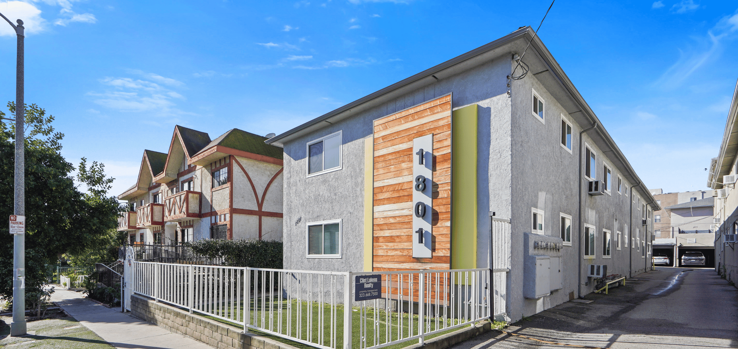 Front of 1801 Harvard, a multifamily property in East Hollywood