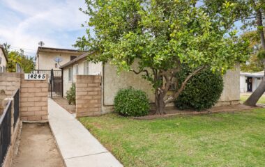 14245 roscoe - front of complex