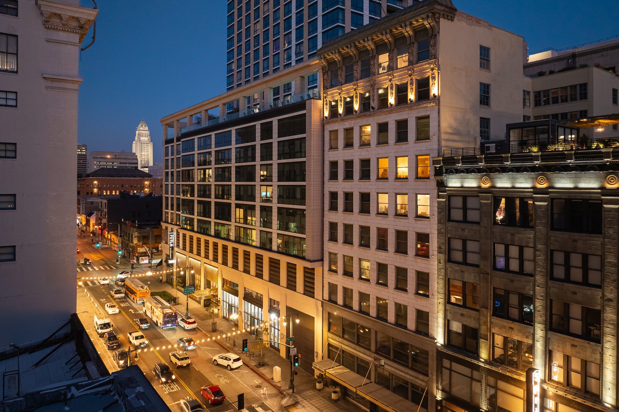 424 s broadway - aerial photo
